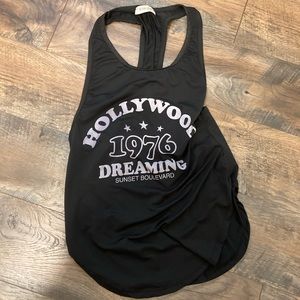womens black tank top